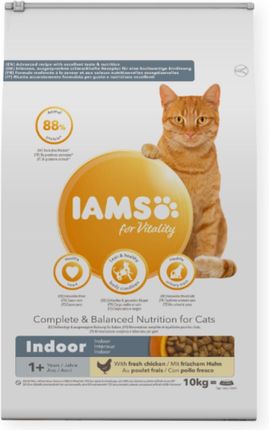 IAMS for Vitality Indoor Adult/Senior Fresh Chicken 10kg