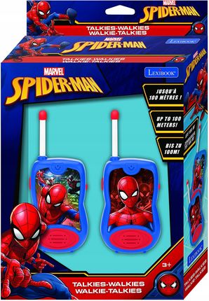 Lexibook Marvel Spider-Man Walkie Talkies Blue Red Tw12Sp - zdjęcie 2
