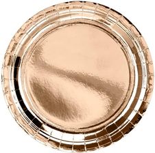 Zdjęcie Partydeco Talerzyki Okrągłe Różowe Złoto 23Cm 1Op/6Szt (Tpp36019R) - Krośniewice