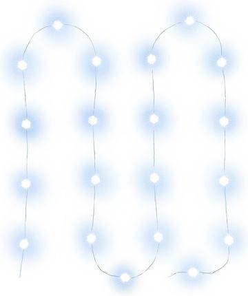 Retlux Łańcuch świetlny 20LED zimna biel (RXL 273)