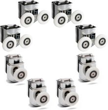 Zdjęcie Sanlight Zestaw 8 Rolek Do Kabiny Prysznicowej 25Mm Ze02 - Marki