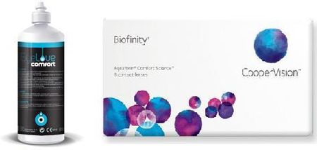 Cooper Vision Biofinity 6 szt + EyeLove Comfort 100ml