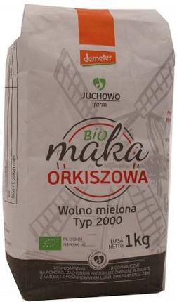 Juchowo Mąka Orkiszowa Bio Typ 2000 Wolno Mielona 1000G