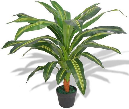 Mwbestshop Sztuczna Dracena Z Doniczką 90 Cm Zielona (24445012)