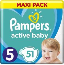 Zdjęcie Pampers Active Baby Rozmiar 5, 51Szt. - Kartuzy