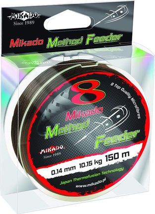 Mikado Octa Method Feeder Braided Line 150 m Brown