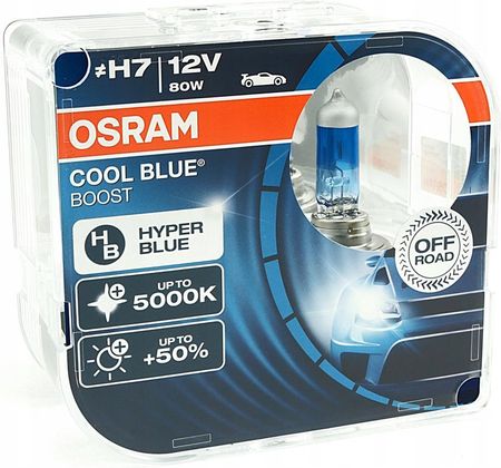 Osram Żarówki H7 Cool Blue Hyper Boost 80W 5000K