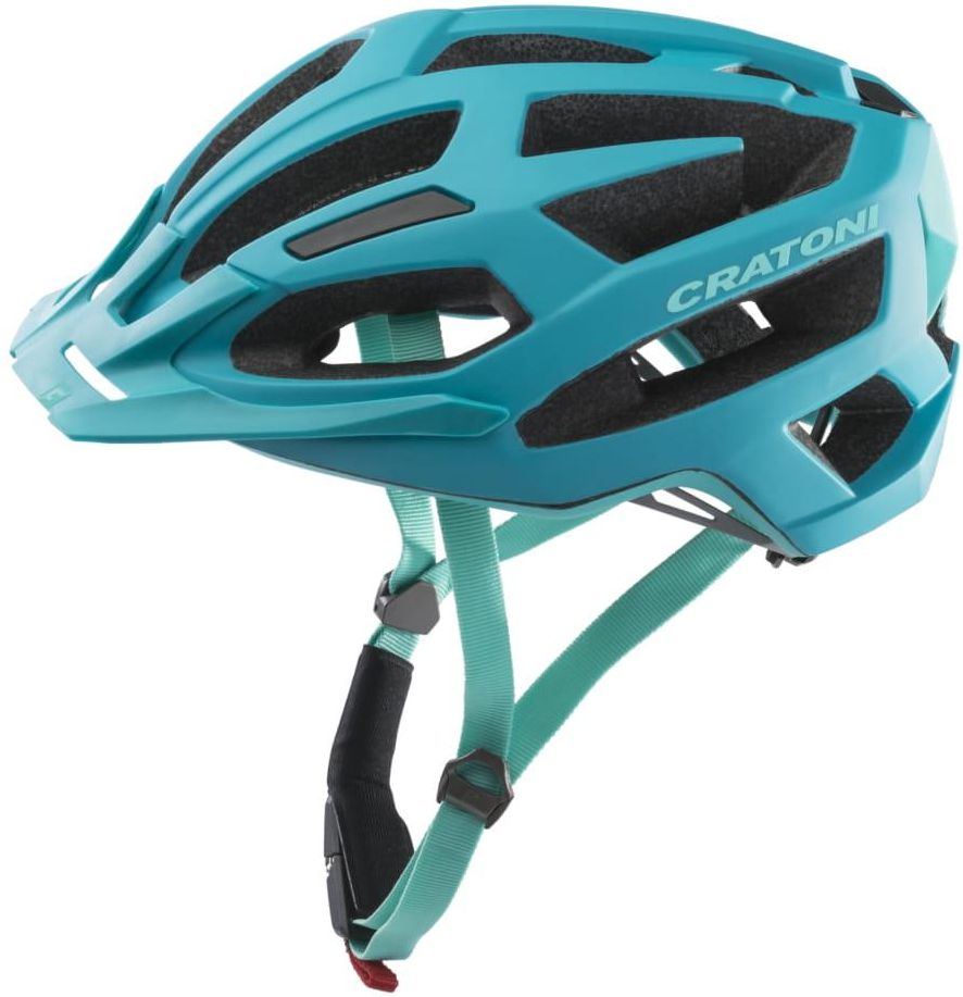 Cratoni Kask C Flash Turkusowo Niebieski Mat Ceny i opinie Kask rowerowy Cratoni C Flash turkusowy