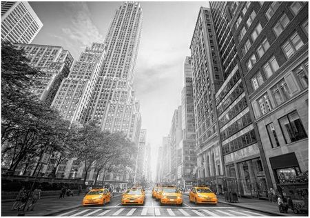 Fototapeta - New York - yellow taxis - 350X245