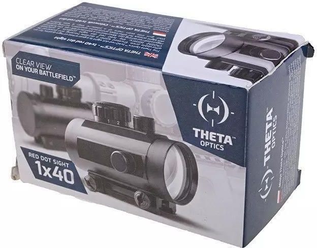 Theta Optics Replika Celownika Kolimatorowego Red Dot 1X40 Czarny - zdjęcie 2 Theta Optics Replika Celownika Kolimatorowego Red Dot 1X40 Czarny
