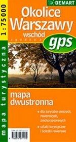 mapa warszawy gps Okolice Warszawy wschód mapa tur.dwustronna/GPS/1:75000/br'0 