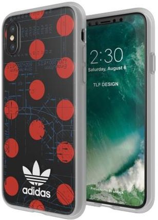 Adidas Etui Iphone X 70'S Clear Case Red