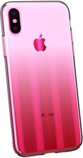 BASEUS AURORA CASE CIENIOWANE Etui OMBRE APPLE IPHONE XS / X (WIAPIPH58-JG04) - RÓŻOWY