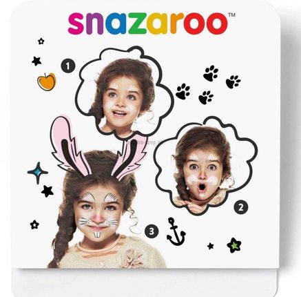 Snazaroo Farba Do Malowania Twarzy Zestaw Mini Bunny 3 Kolory (1172082)