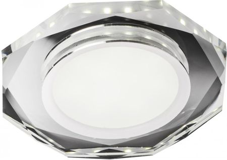 Candellux Ssp 24 Ch/Tr+Wh 8W 230V Ring Led Biały Opr Strop Stała Ośmiokątna Szkło Transparentne 2263922