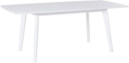 BLmeble Stół Do Jadalni Biały 150/195X90Cm Rozkładany Sanford
