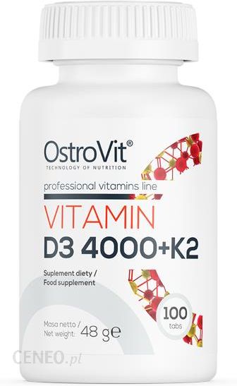 Ostrovit Vitamin D3 4000iu K2 100 Tabl