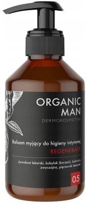 Organic Life Balsam Myjący Do Męskiej Higieny Intymnej Regenerujący Organic Man 250G