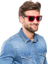 Zdjęcie Gadget Master Pikselowe Okulary 8 Bit Pixel Czerwone - Wrocław