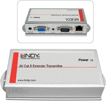 32755 LINDY CAT5e/6 VGA and Audio Transmitter 250m