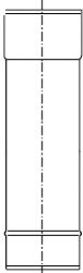 Wadex Rura gazowa 0,5 m SPU (O 130) (104130000)