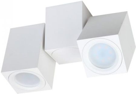 Design Pp P 1328/2 Wh Reflektor Nowoczesna Natynkowa Aluminium Biały Par16 Gu10 Led Ppp13282Wh