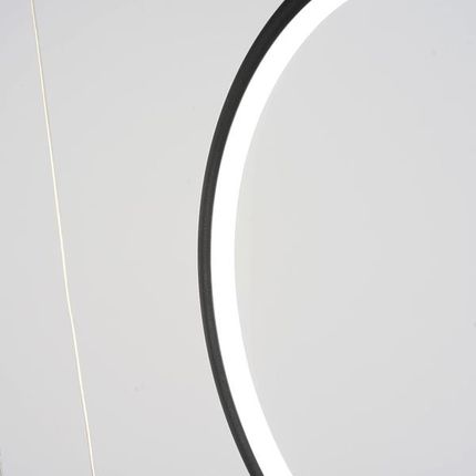 Design Altavola Nowoczesna Ledowe Okręgi No,8 Czarna 180 Cm In 4K Altavola4513 - zdjęcie 3