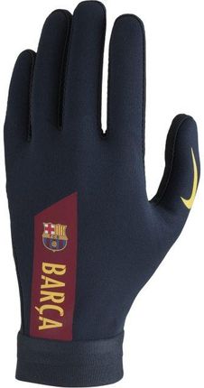 Nike Rękawice Piłkarskie Hyperwarm FC Barcelona Academy Niebieski