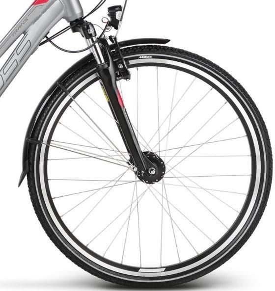 Kross Trans 4.0 srebrny malinowy grafitowy połysk 28 2019 Rowery Turystyczne Damskie Ceny i