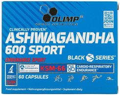 Olimp Ashwagandha 600 Sport 60 Kaps - dobre Pozostałe preparaty dla sportowców