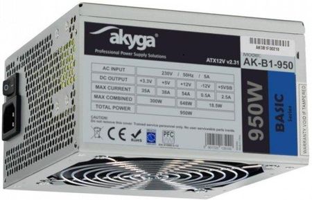 ATX 950W Akyga Basic (AK-B1-950)