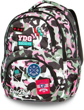 Coolpack Plecak młodzieżowy Dart Camo Pink Badges 24008CP A29112
