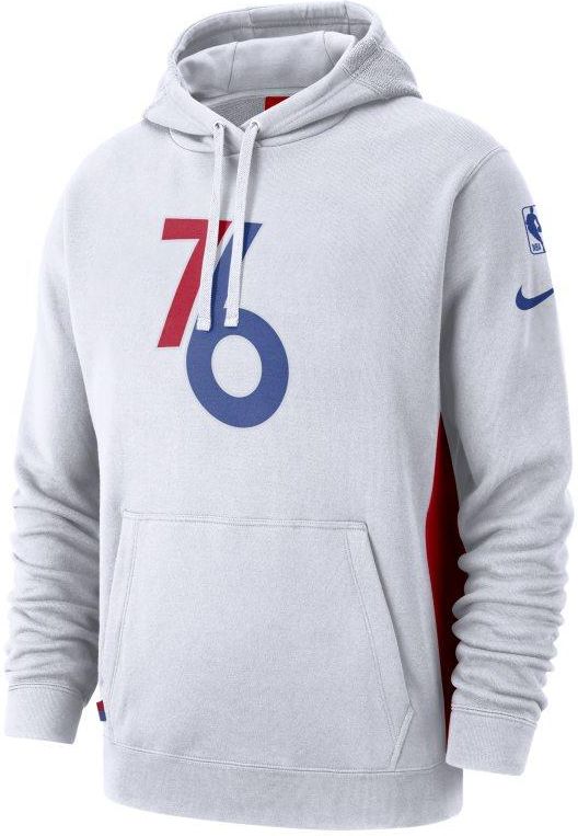 White nike 76ers hoodie