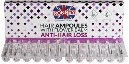 Ronney Anty Hair Loss Ampułki Z Balsamem Kwiatowym 12X10 ml