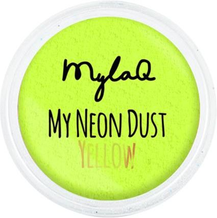 Mylaq My Neon Dust Pyłek Do Paznokci M318 Yellow 2G