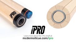Zdjęcie Mcdermott Handcrafted Cues Szczytówka Mcdermott I-Pro High Performanc Uni-Loc - Pszczyna