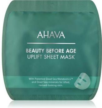 Ahava Beauty Before Age wygładzająca płócienna maseczka z efektem liftingującym