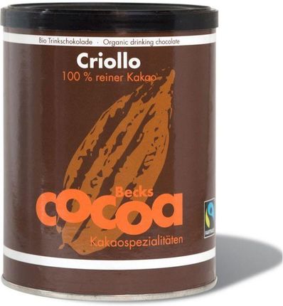 Becks Cocoa Kakao W Proszku Criollo Fair Trade 250G Bio