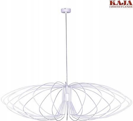 Nowoczesna lampa druciana biała K-3408