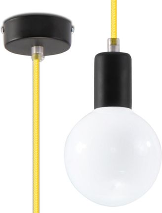 Sollux Lampa wisząca EDISON żółta (SL.0153)