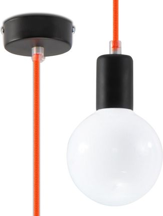 Sollux Lampa wisząca EDISON pomarańczowa (SL.0154)