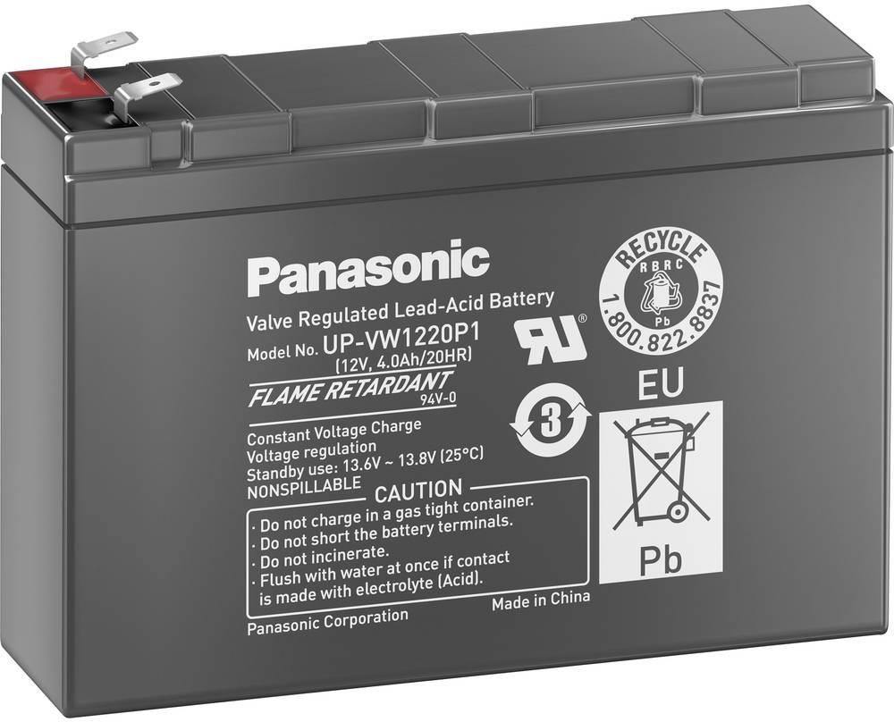 Аккумулятор panasonic up vw1220p1