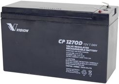Vision Akkus Akumulator Żelowy Agm 12V 7 Ah (cp1270d) - zdjęcie 1