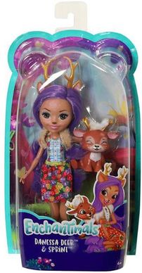 Lalka Mattel Enchantimals Lalka Ze Zwierzątkiem Jelonek