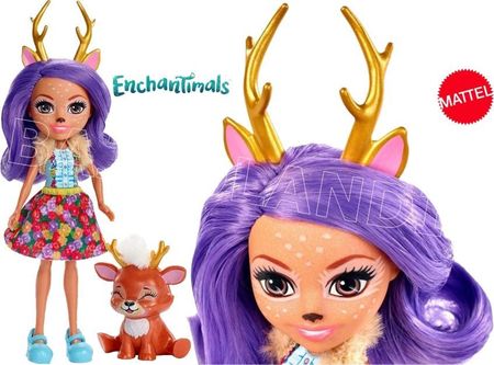 エイミー Lalka Mattel Enchantimals Lalka Ze Zwierzątkiem Paw DVH87