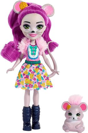 Mattel lalka Enchantimals  Ze Zwierzątkiem Myszka FNH22 FXM76