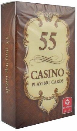 Cartamundi Karty Casino 55 Bridge Size 4 Standard Index Kolor Brązowy