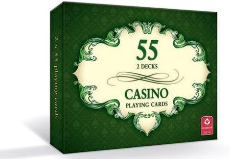 Cartamundi Karty Casino 55 Bridge Size 4 Standard Index 2 Talie