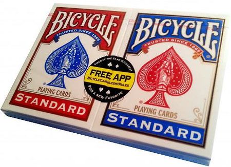 Bicycle Karty 2-Pack Standard Index Rider Black