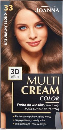 Joanna Multi Cream Color Farba do włosów 33 Naturalny blond